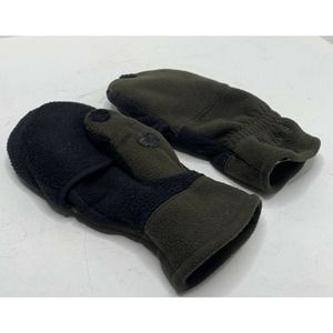 SIMMS Mitten Fingerless Fleece Gloves Small